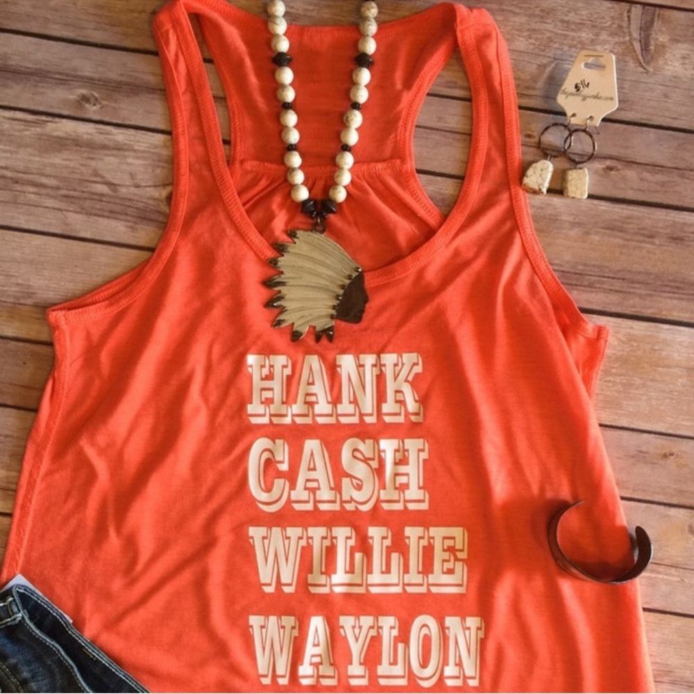 Hank,‎ willie, cash and Waylon